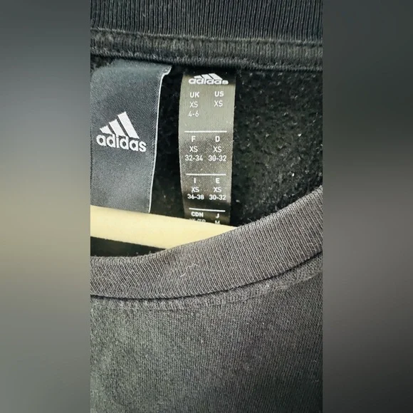 Adidas Women's Black Crew Neck Sweater - Picture 8 of 8
